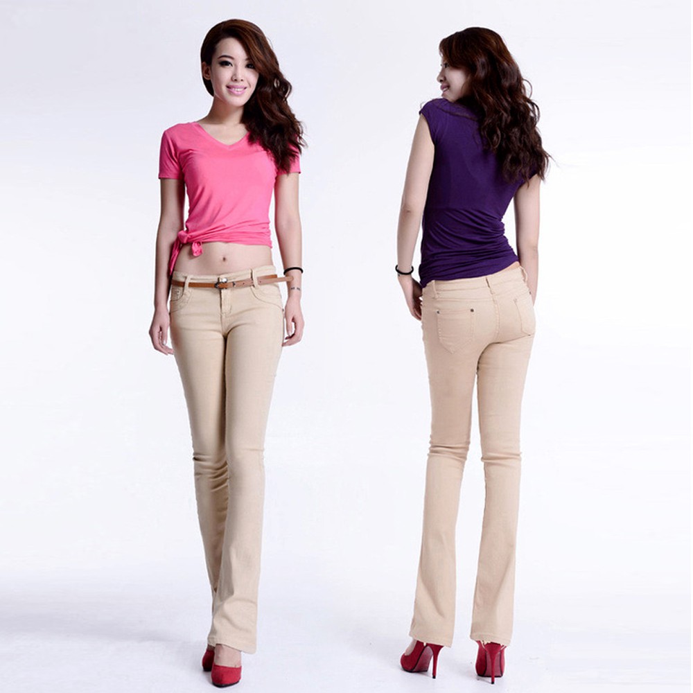 Quần KAKI lưng cao ống loe cực kỳ quý phái 100 | BigBuy360 - bigbuy360.vn