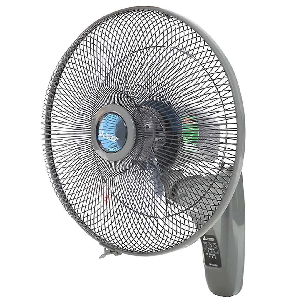 Quạt Treo Tường MITSUBISHI W16-RA CY-GY - Xám Đậm- Phân phối bởi CTCP ABMA VN 52 Hoàng Diệu, P13, Q4, TPHCM