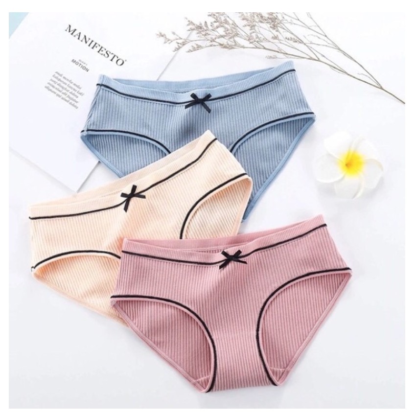 Quần lót nữ🍄[FREE SHIP]🍄Giảm 20k [QUAN LOT NU] Quần Lót Cotton Muji đính nơ cute kiểu mới hàng chính hãng nhập khẩu | BigBuy360 - bigbuy360.vn
