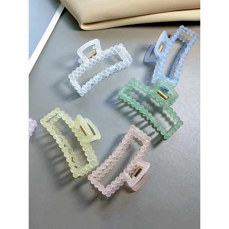 Kẹp tóc trong suốt phong cách Hàn Quốc thời trang cho nữ