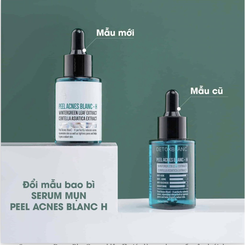 Serum cho da mụn thâm DETOX BLANC - Peel Acnes Blanc mẫu H Serum - Dưỡng Trắng Da 30ml | BigBuy360 - bigbuy360.vn