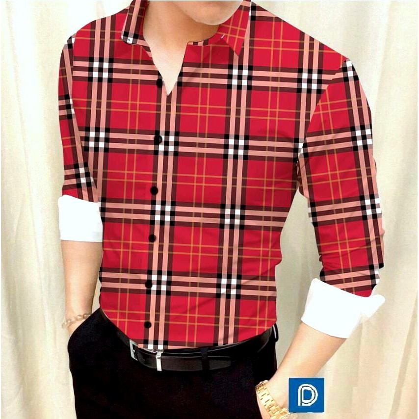 ÁO SƠ MI NAM TAY DÀI, KẺ SỌC CARO IN 3D, VẢI MỀM MỊN VÀ MÁT | BigBuy360 - bigbuy360.vn