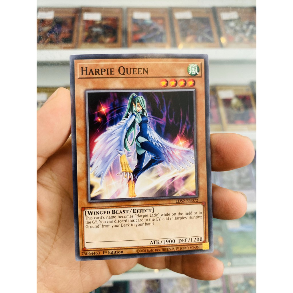 Thẻ Bài YugiOh! Mã LDS2-EN072 - Harpie Queen - Common - 1st Edition