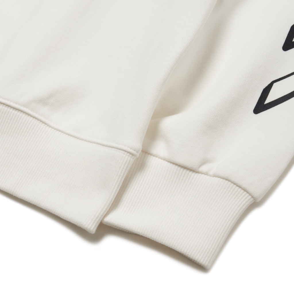 CHÍNH HÃNG | ÁO SWEATSHIRT MLB THIN BALL MEGA OVERFIT WHITE | FEARLOUS.VN