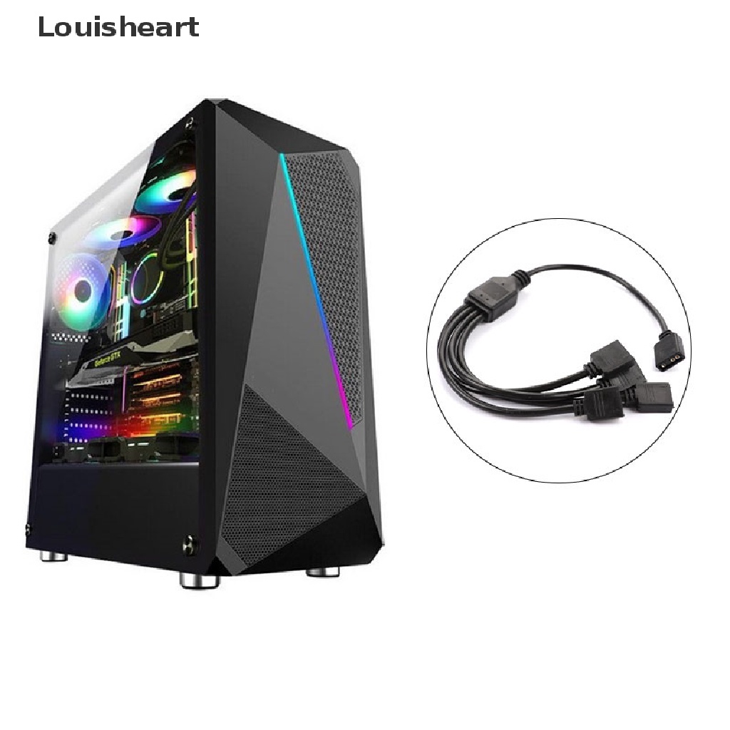 Dây Cáp Chia Cổng Argb 5v 3pin 12v 4pin Rgb Chuyên Dụng Cho Pc Case