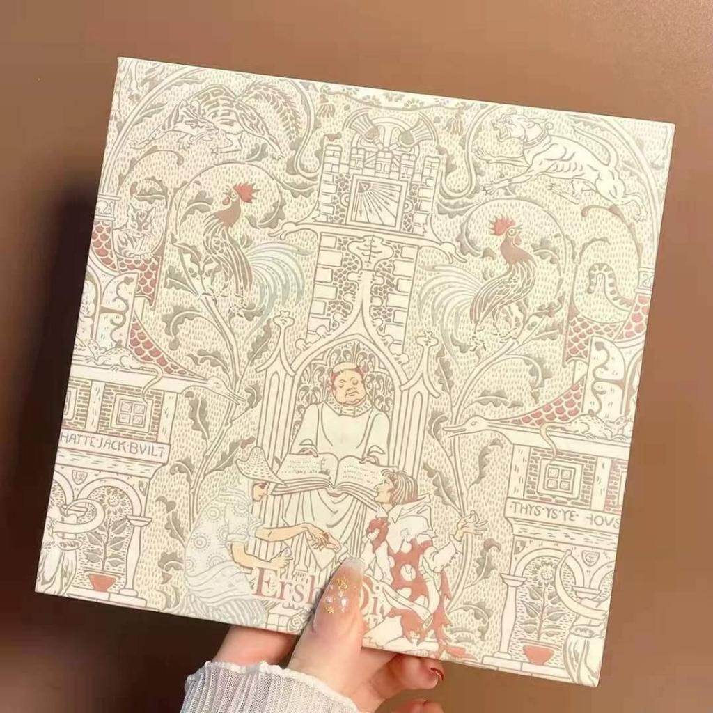 Phấn mắt ERSHIQI 23 ô má hồng kèm cọ