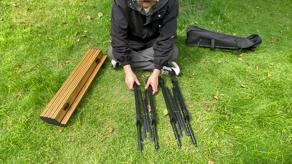 Bàn gấp gọn dã ngoại camping nhôm giả vân gỗ  du lịch, dã ngoại, trang trí sân vườn, cắm trại ngoài trời, quán cafe | BigBuy360 - bigbuy360.vn