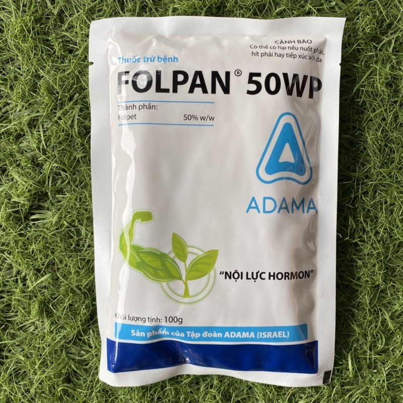 FOLPAN 50WP/100gr - ADAMA sạch bệnh xanh cây, chuyên thán thư, sương mai.
