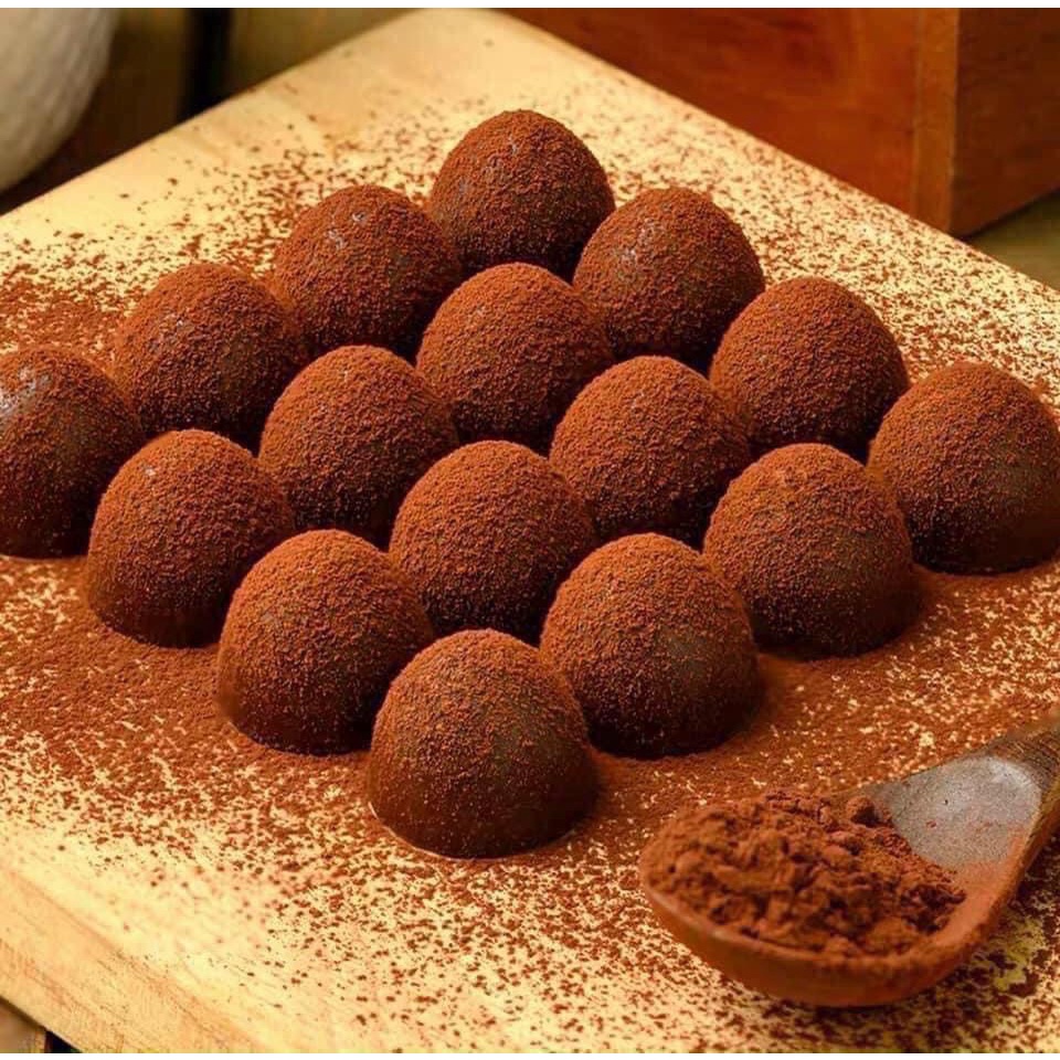 Socola tươi Nama chocolate nguyên hộp 408g khoảng 60 viên - đồ ăn vặt cô nương béo