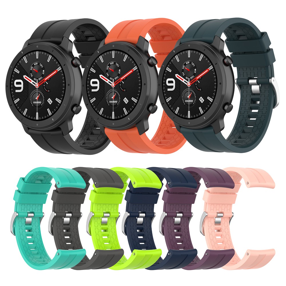 Dây đeo silicone MYRONGOODS 22mm thay thế cho đồng hồ Huami Huawei Samsung Garmin LG