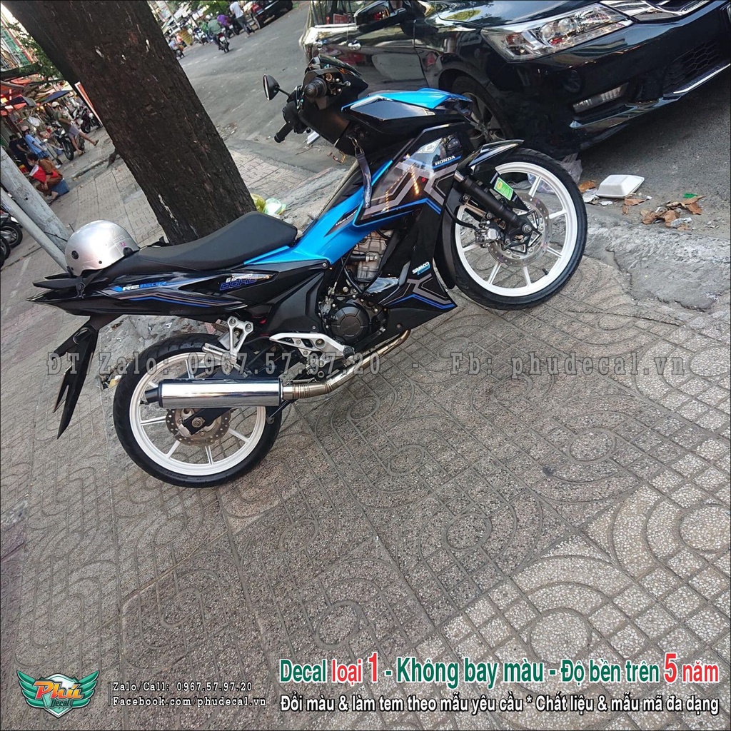 Tem rời Winner X đen xanh chỉ (2)