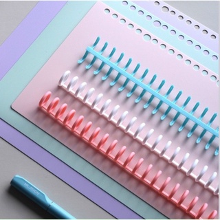 Còng nhựa kẹp giấy lò xo còng cao cấp A4 B5 A5 làm gáy sổ còng có thể cắt rời