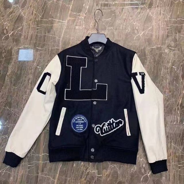 Áo khoác Bomber da LV