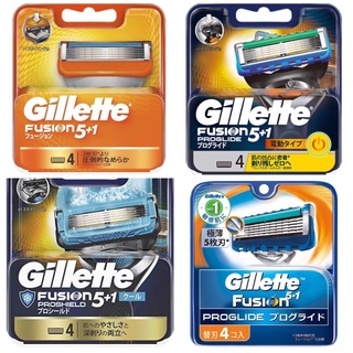 Hộp lưỡi dao cạo râu Gillette 5 lưỡi Fusion/Proglide/Proshield