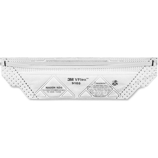 KHẨU TRANG N95 VFLEX 3M 9105-BẢO VỆ HÔ HẤP CHỐNG BỤI GIẢM VI KHUẨN