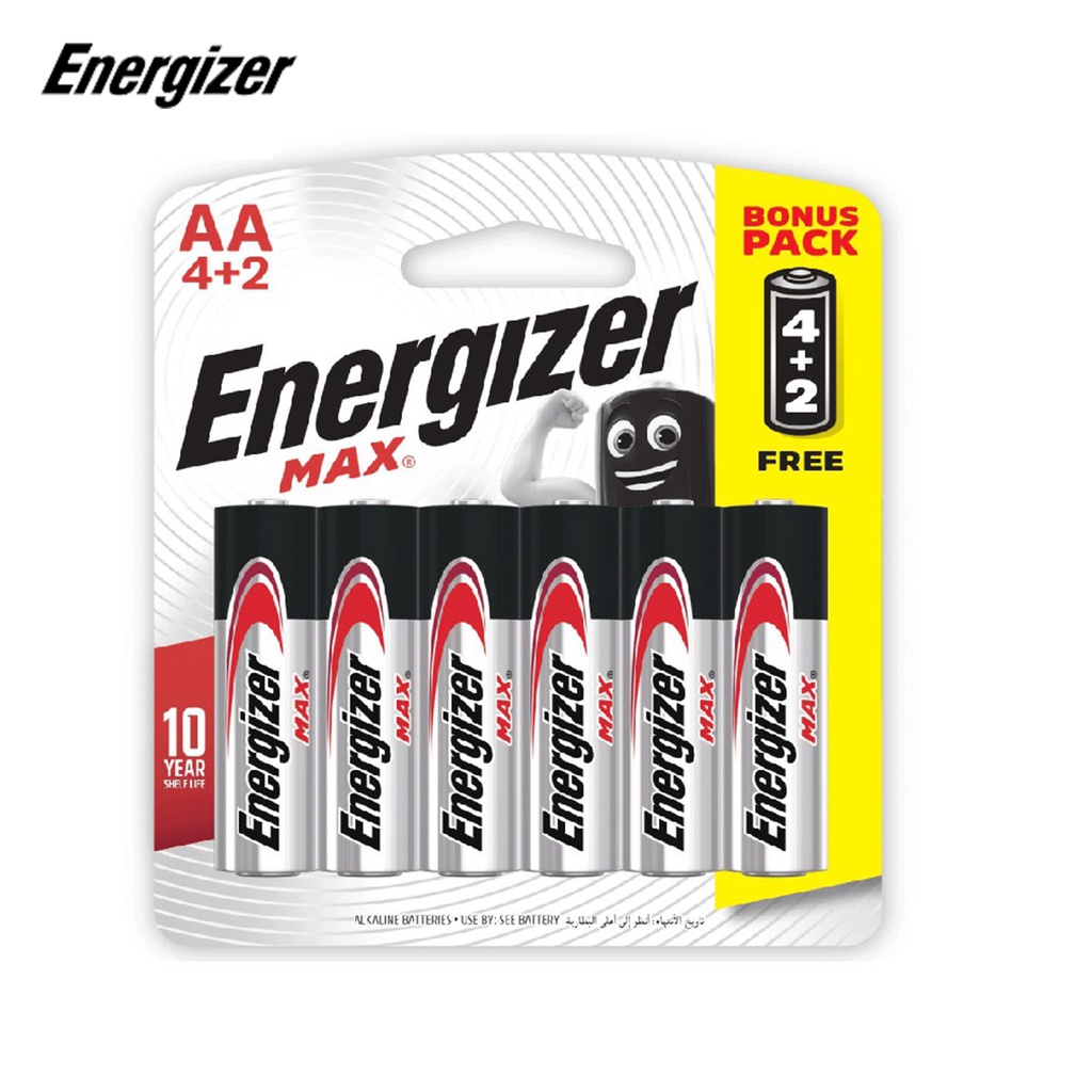 PIN AA ENERGIZER MAX E91 Siêu Bền - Hàng chính hãng