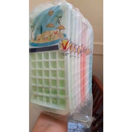 Vỉ đá, khay đá, vỉ thạch nhựa dẻo Việt Nhật 50 viên