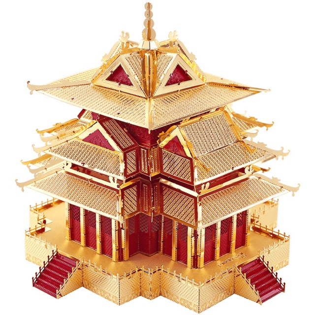📌 Mô hình lắp ghép kim loại 3d Tháp Canh Tử Cấm Thành