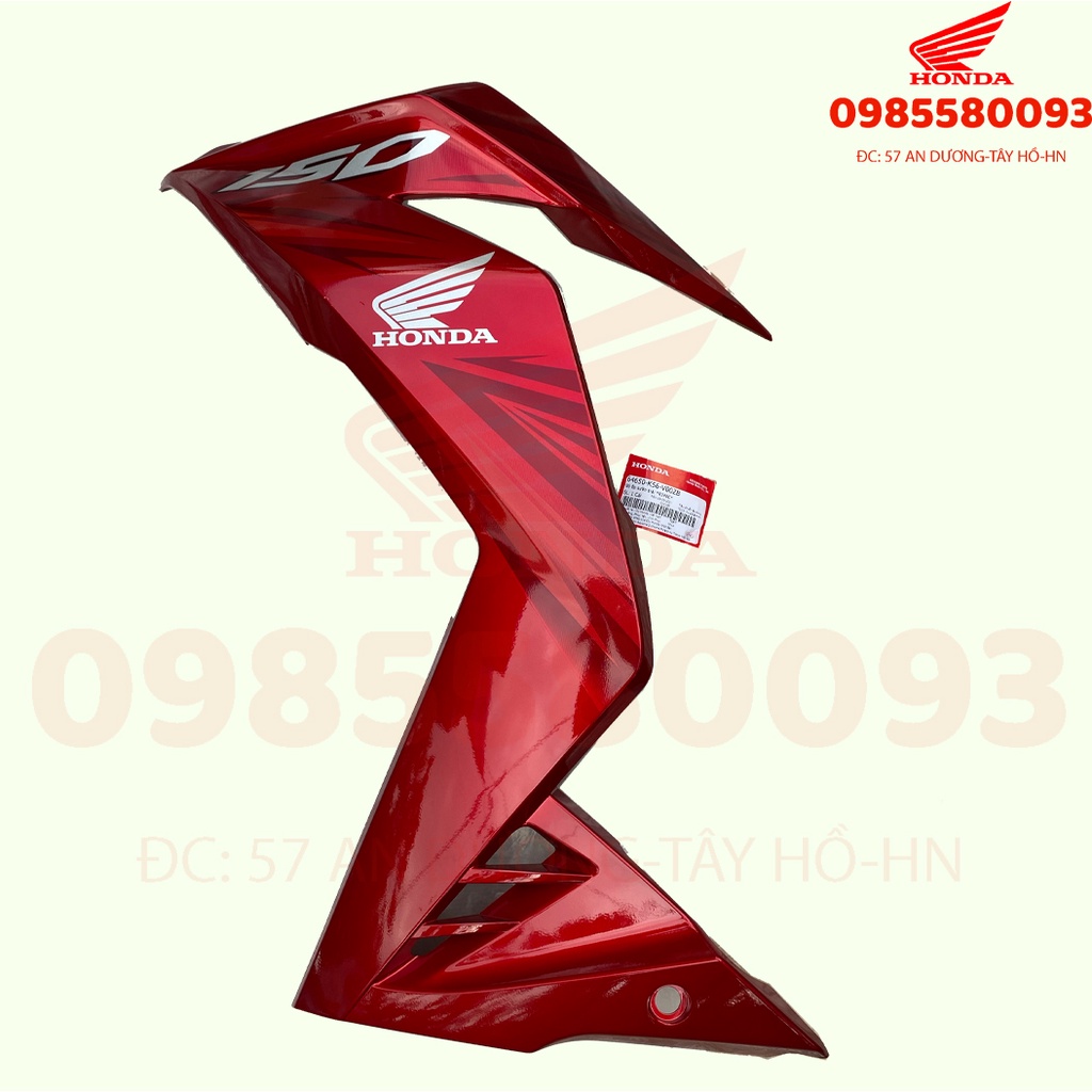 Nhựa cánh yếm xe winner 150 v1, bửng xe màu đỏ 2016 chính hãng honda