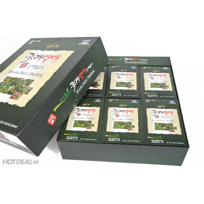 Nước Bổ Gan Green Bio Hàn Quốc, Bổ Gan Hộp Quà