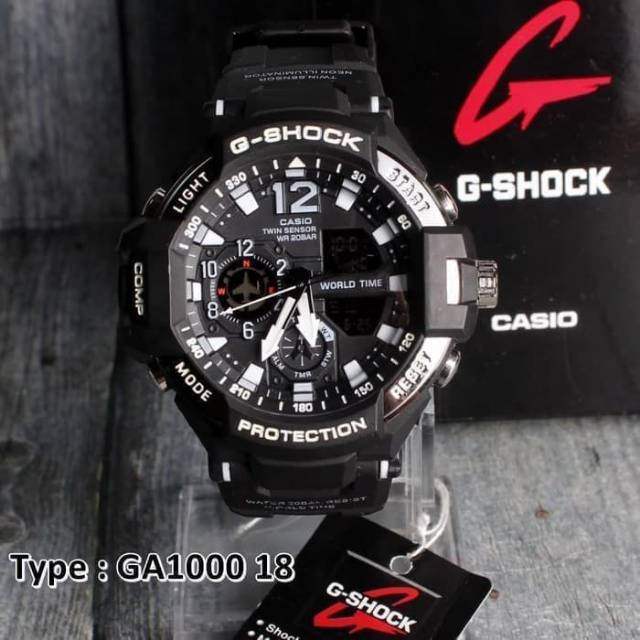 Mới Đồng Hồ Thể Thao G SHOCK GA1100 Màu Trắng Đen Thời Trang