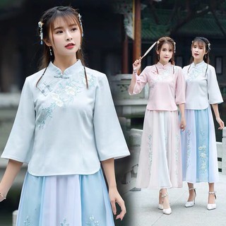 Áo cổ trang hán phục kiểu trung quốc trung hoa