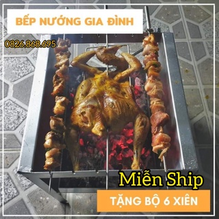 Bếp nướng thịt gà quay tự động , Lò Nướng gà thịt mini tiện lợi