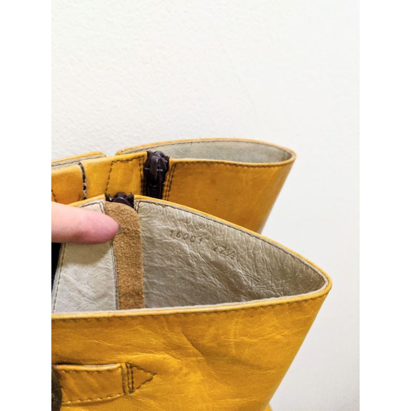 Boots Nhật si da thật size 35