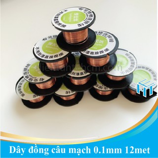 Dây đồng câu mạch 0.1mm 12 mét