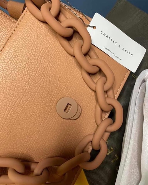 Túi xích nude size 21cm