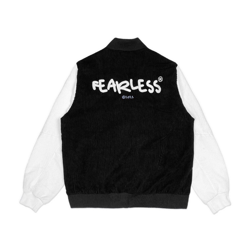 Áo khoác FEARLESS Varsity Jacket nhung tăm