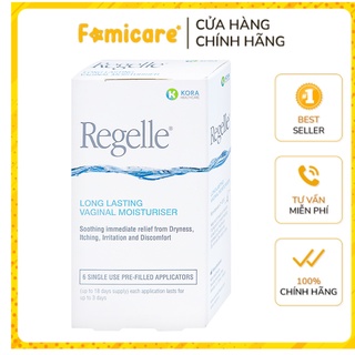 Gel đặt giữ ẩm phụ khoa Regelle Hộp 6 Tuýp, hỗ trợ các vấn đề phụ khoa cho phụ nữ
