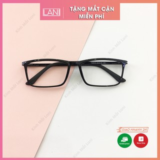 [ Tặng Mắt Cận Miễn Phí ] Gọng Kính Cận Nhựa Dẻo Dáng Chữ Nhật Lani 915 - Kính Mắt Thời Trang Hàn Quốc