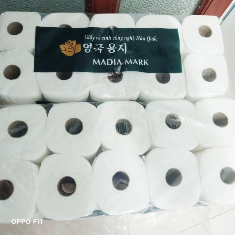  Giấy giá rẽ Hàn quốc -1 lốc (10 cuôn)- sạch siêu dai trắng