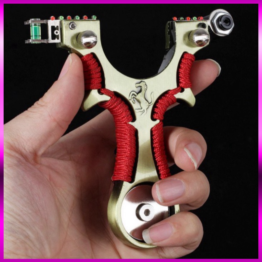 Ná Cao Su Bắn Chim Cao Cấp Laze Hình Ngựa Có Nam Châm Giá Rẻ  - NCS12