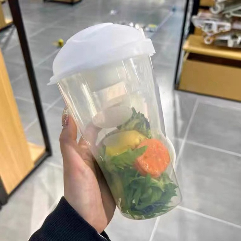 Bình Nước 800ML Kèm Nĩa Tiện Dụng