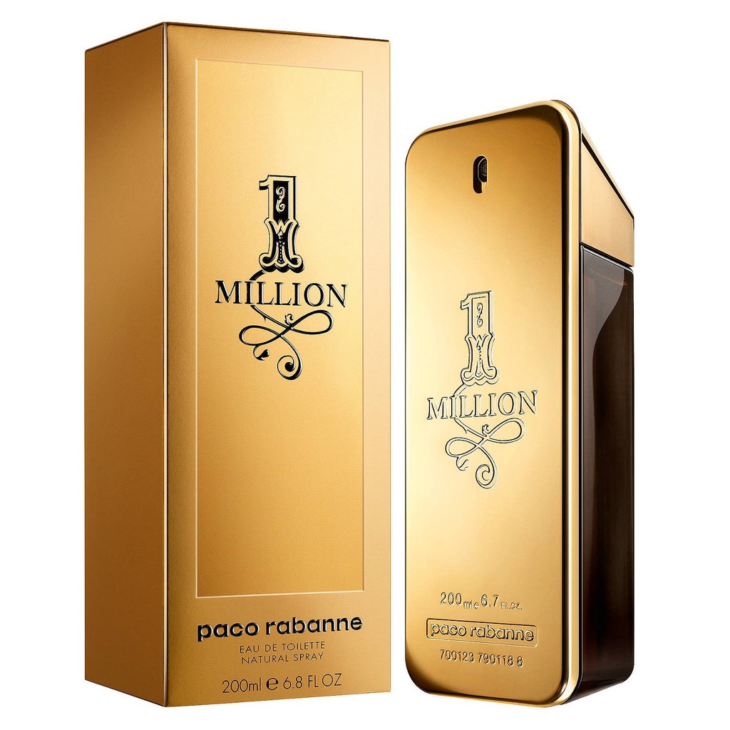 Nước Hoa Nam 200ml Paco Rabanne One Million EDT, Chính Hãng Shop 99k Cung Cấp.