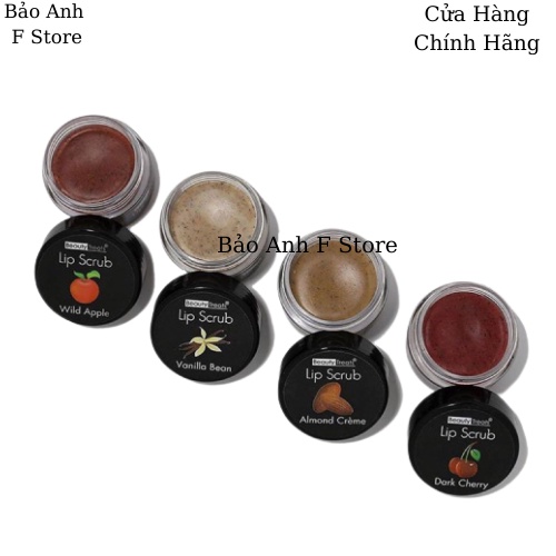 Tẩy môi BEAUTY TREATS Lip Scrub 10.5g (apple,cherry,vani,hạnh nhân)