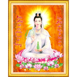 Tranh đính đá Phật bà VS093 - tự đính