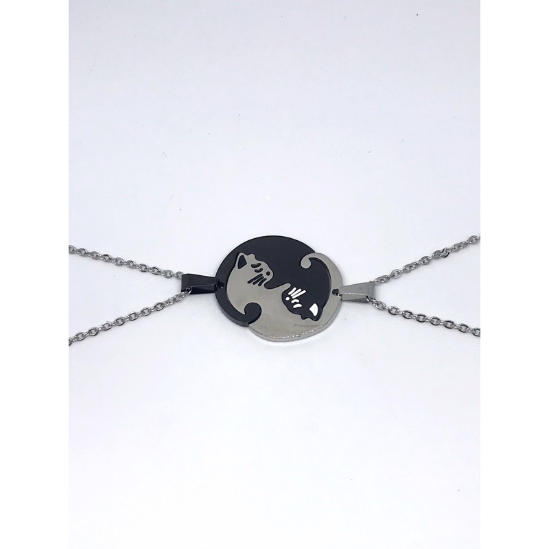 vòng cổ mèo âm dương