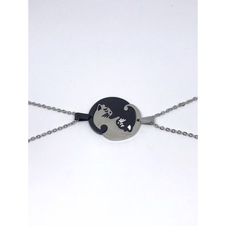 Vòng cổ mèo âm dương