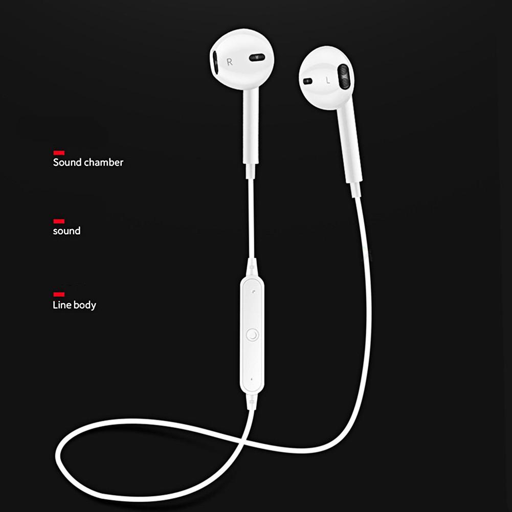 Tai nghe Bluetooth không dây Earpods Tai nghe nhét trong tai Tai nghe W / Mic cho iPhone Samsung Galaxy S6 Stereo