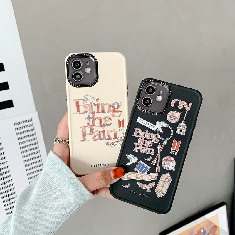 ốp điện thoại Silicone Tpu Mềm In Hình Nhóm Nhạc Bts Cho Iphone 12 Pro Max 12 Mini 11 Pro Max X Xs Max Xr 8 7 Plus