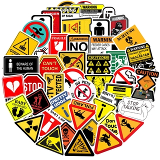 Bộ 50 Miếng Dán Sticker Chống Thấm Nước Kiểu Graffiti