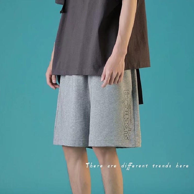 Quần ngắn ống rộng In Chữ size M-8XL Thời Trang Cho Nam