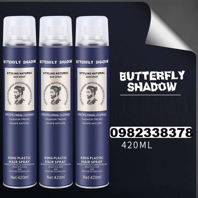 Keo Xịt Tóc Gôm Tóc BAUDDERFLY SHADOW