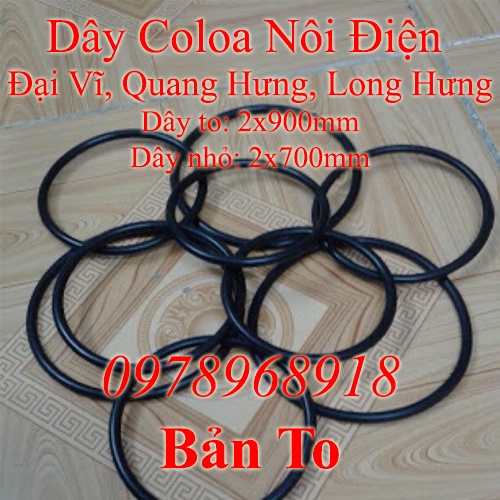 Dây curoa Nôi điện Đại Vĩ loại to nôi 1 tầng + 2 tầng - 1 bộ 2 dây