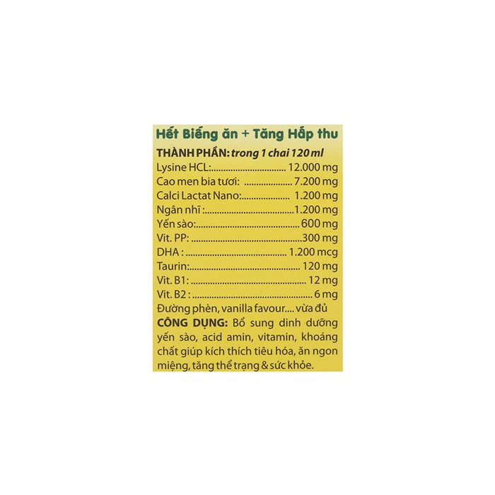 SIRO YẾN SÀO KIDGROW - KIDS GR’W NEST - YẾN SÀO NEST KID GR'W-HẾT BIẾNG ĂN, TĂNG HẤP THU