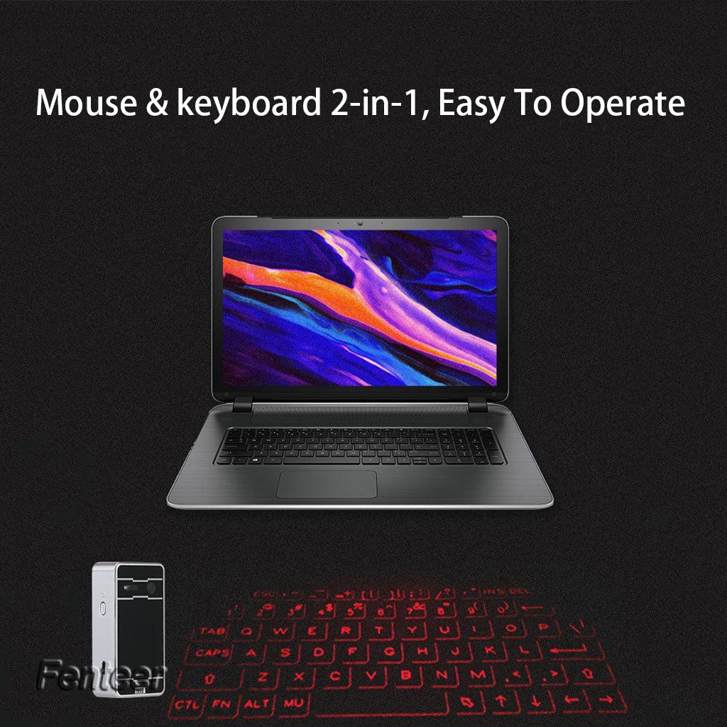 Bàn Phím Chiếu Laser Ảo Không Dây Cho Điện Thoại