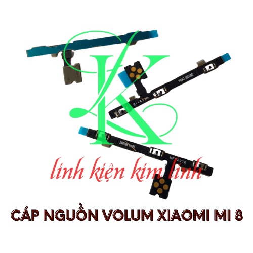 Nút phím tăng giảm âm lượng xiaomi mi 8 /mi 8 pro